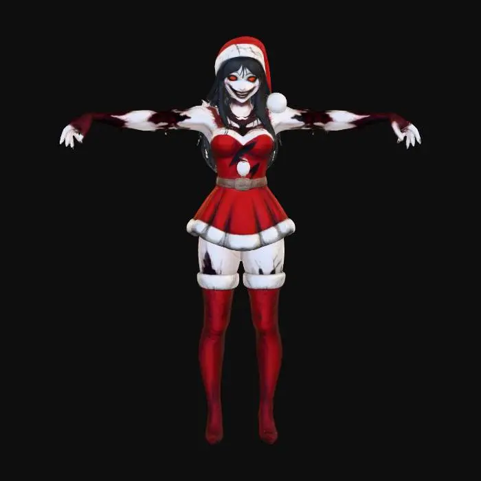 3D model for Creepy Santa Helper, #Christmas2025#