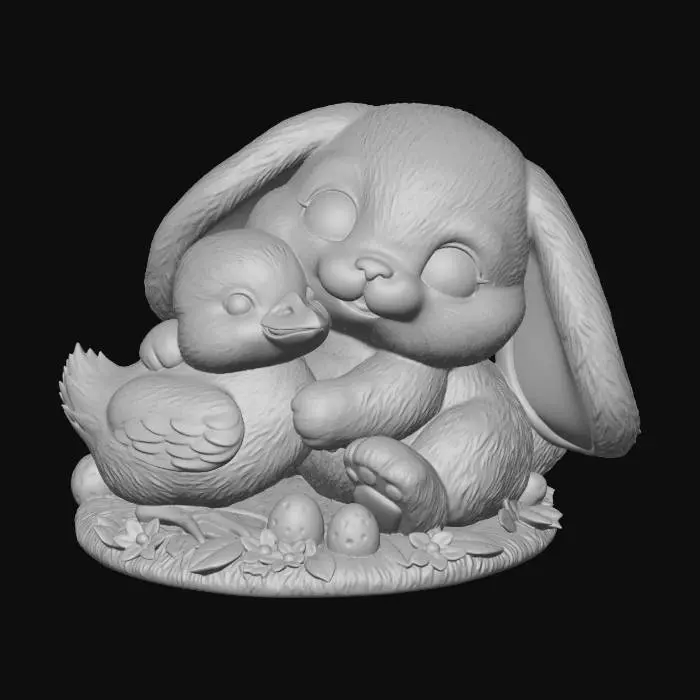 3D model for Hoppy Friends, #EasterEgg2026#