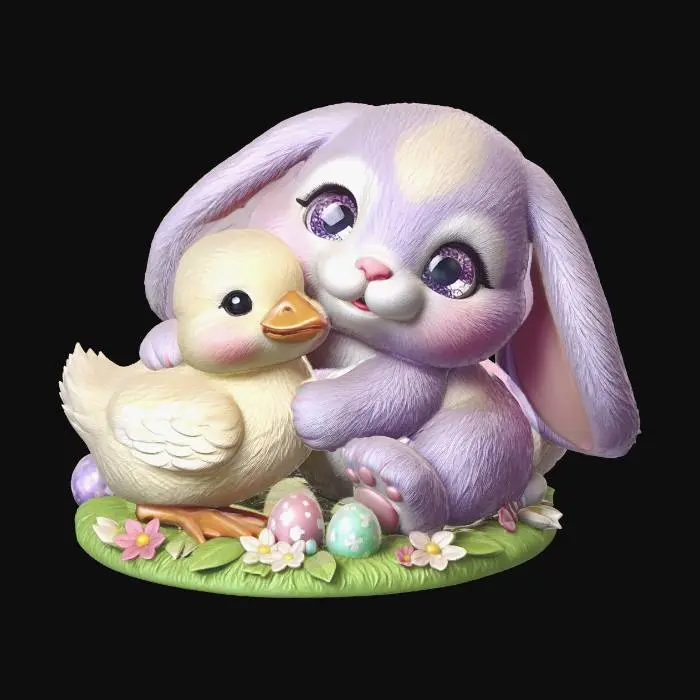 3D model for Hoppy Friends, #EasterEgg2026#