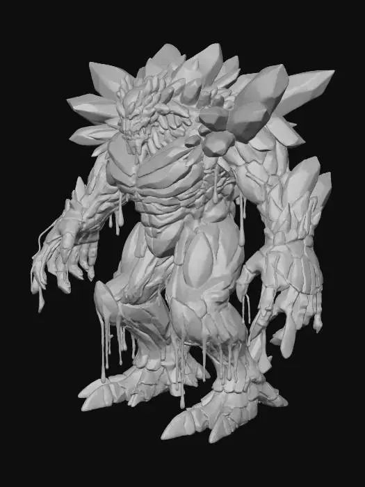 3D model for Demon of Sulfur Crystal