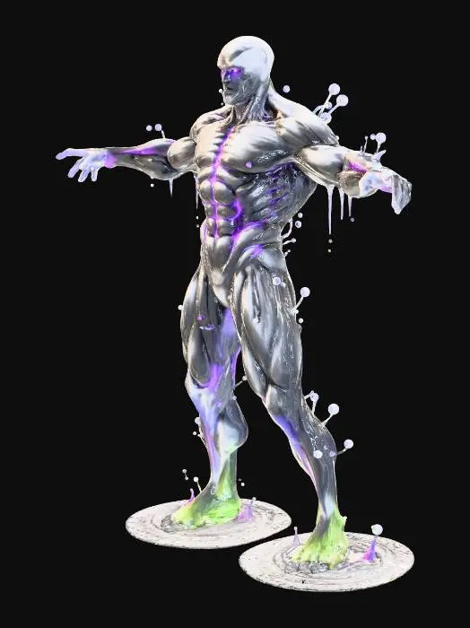 3D model for Flowing Poisonous Demon