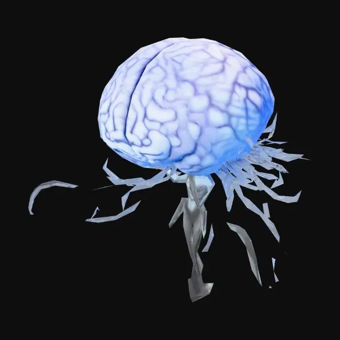 3D model for The ruler of the brain marrow