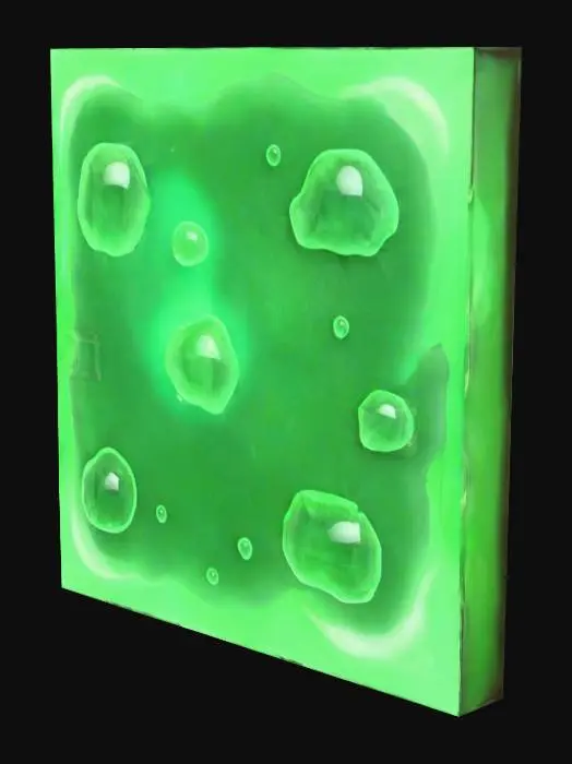 3D model for acid puddle