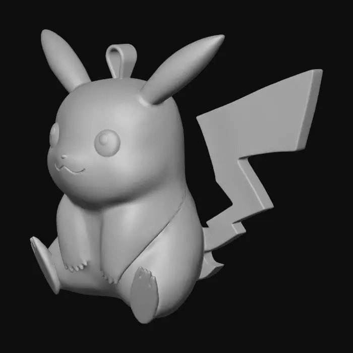 3D model for Pikachu Charm