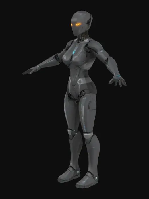3D model for t pose.
sci-fi autonomous unit ai entity, modular nano body, modifiable input and output units, energy core with automatically detectable communication interface, possibility of modifying humanoid appearance, extremely detailed, high sharp resolution texture, ultrarealistic, epic stance