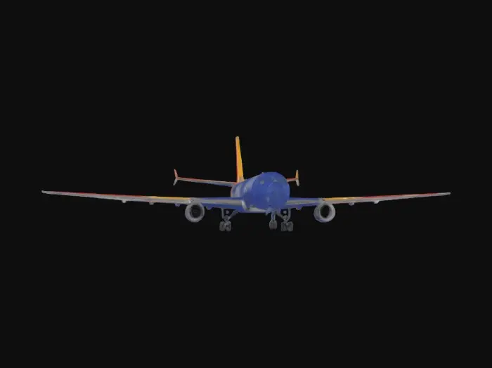 3D model for Blue and Yellow Jet