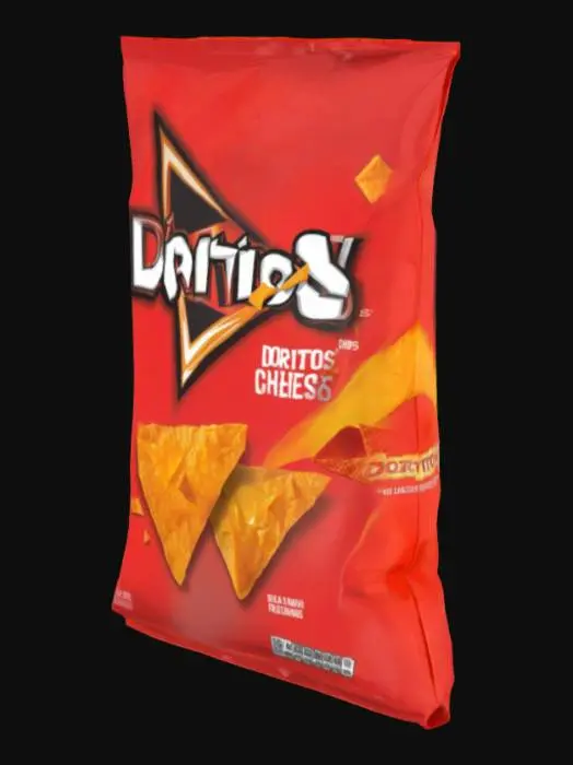 3D model for Doritos Nacho Cheese Chip bag
