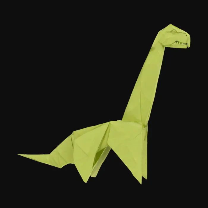 3D model for Origami Dinosaur