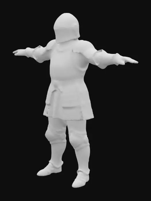 3D model for knight