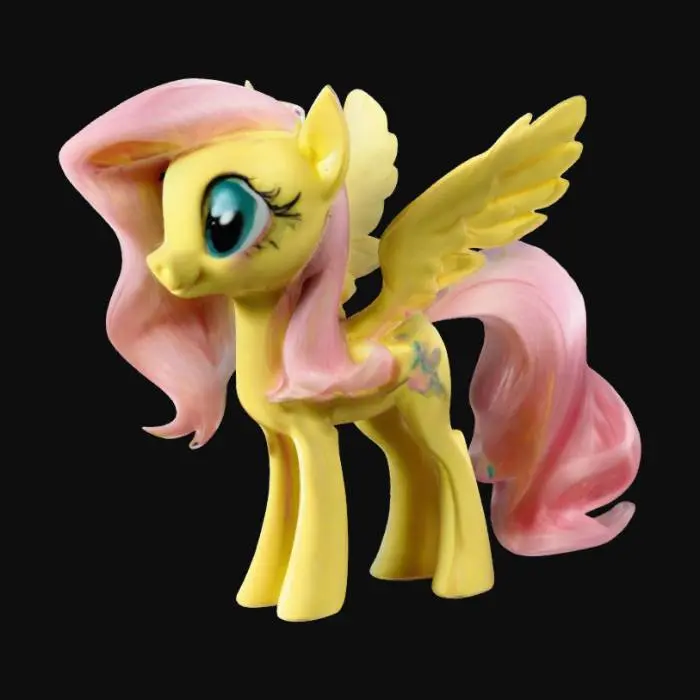 3D model for fluttershy