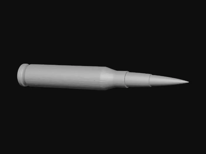 3D model for Red-Tipped Bullet