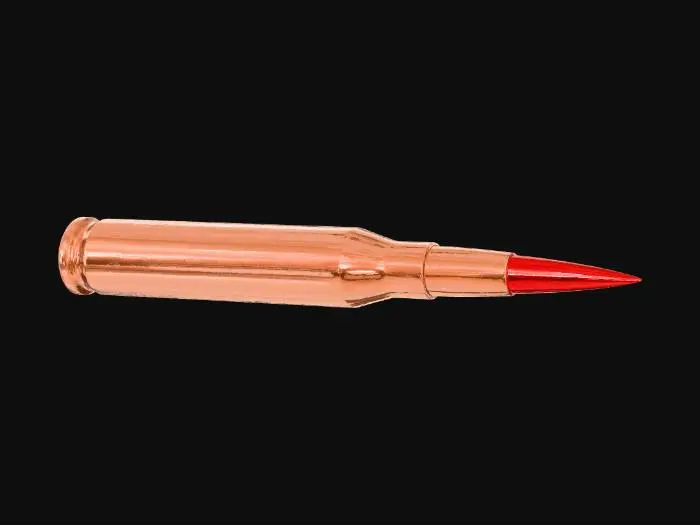 3D model for Red-Tipped Bullet