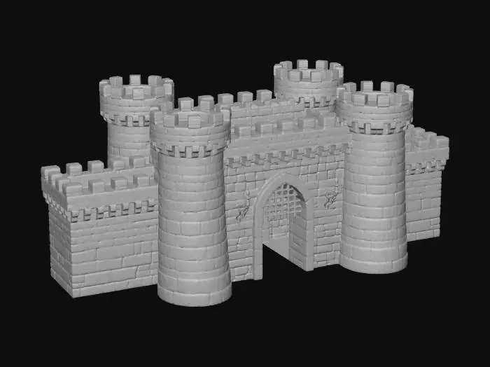 3D model for Castle Gatehouse