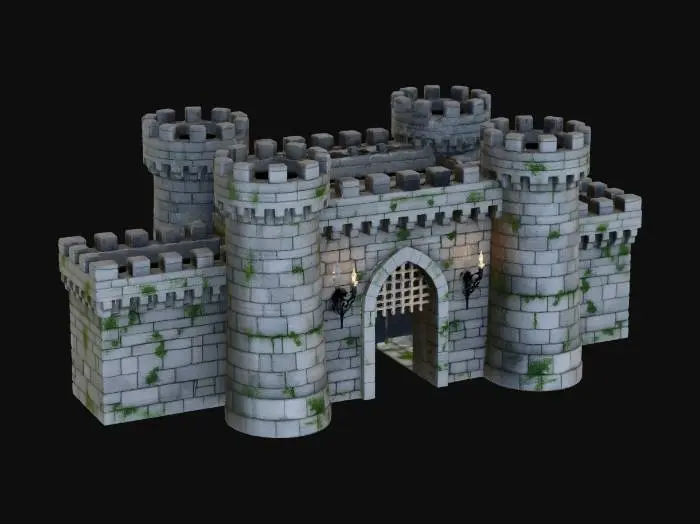 3D model for Castle Gatehouse
