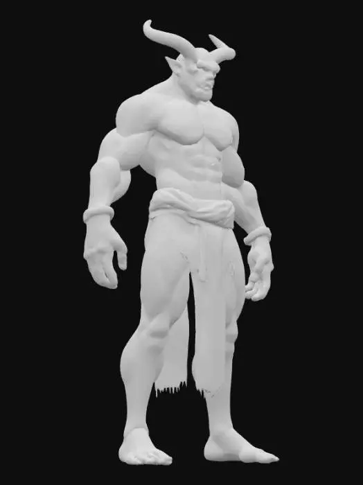 3D model for  [items]
3D mesh models separated for a game.

Demonic Warrior Render
 