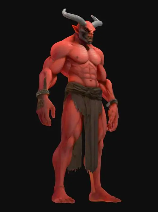 3D model for  [items]
3D mesh models separated for a game.

Demonic Warrior Render
 