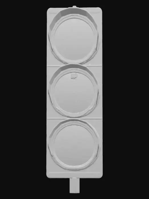 3D model for traffic lights on city streets and intersections