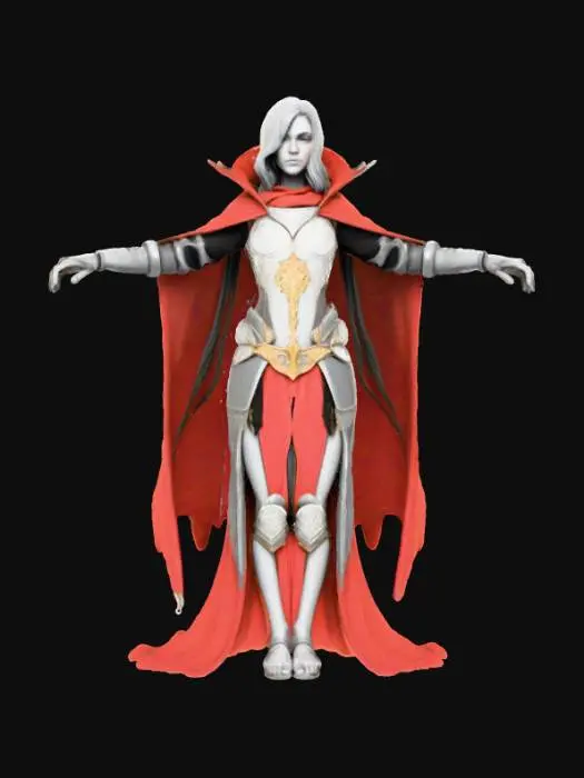 3D model for Sorceress vampiress