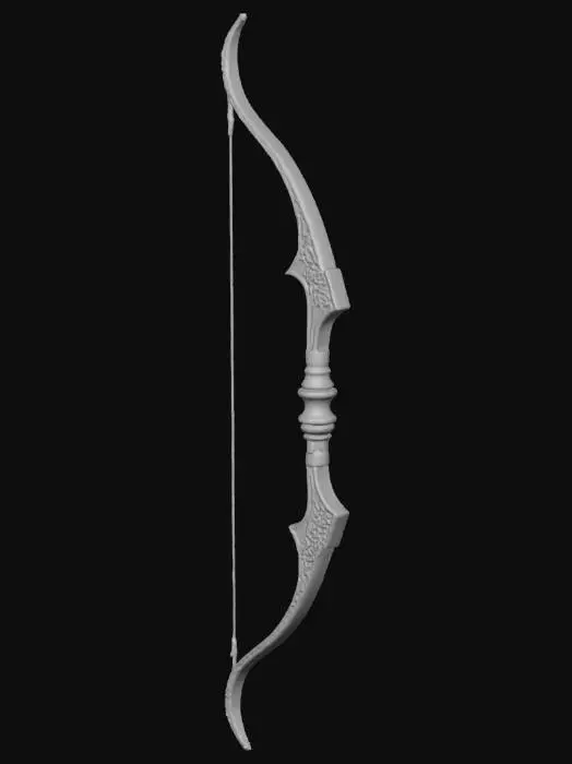 3D model for Dark Elven Longbow
