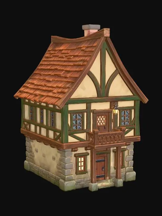 3D model for Hearthside Timber Cottage