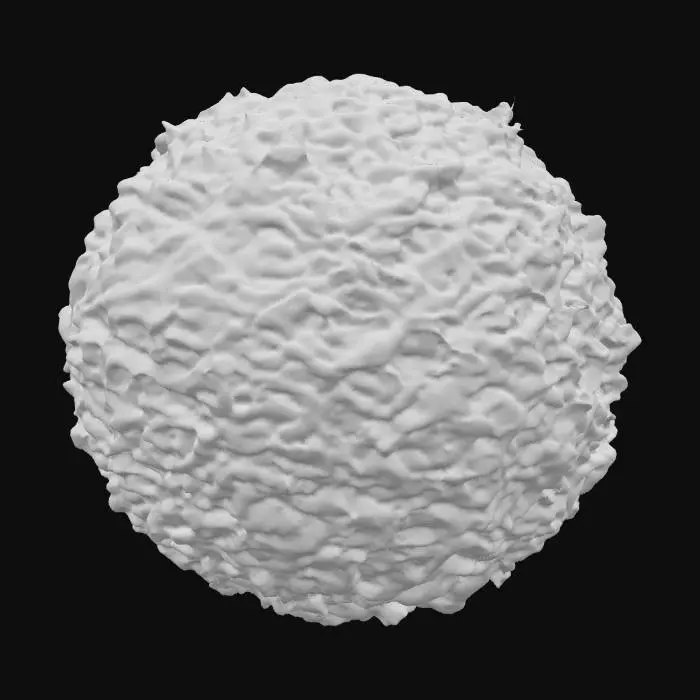 3D model for burning fireball without background