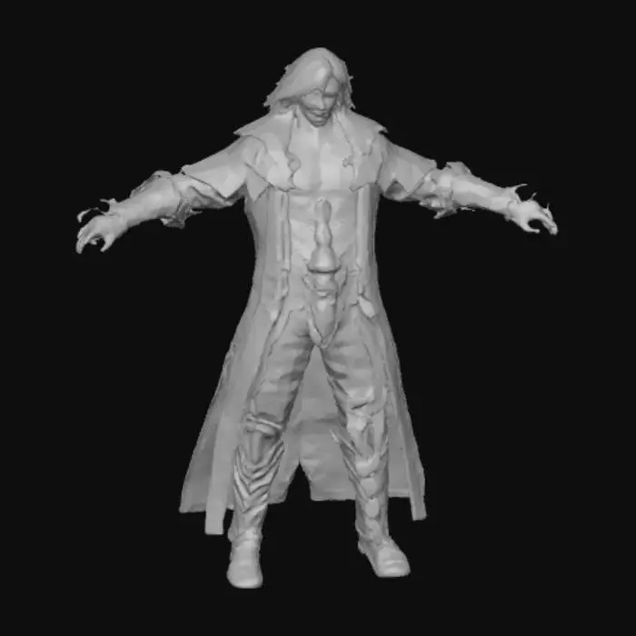 3D model for Vladtaåe von Count Dracula The First Villain human of the God