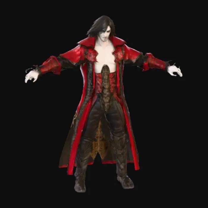 3D model for Vladtaåe von Count Dracula The First Villain human of the God