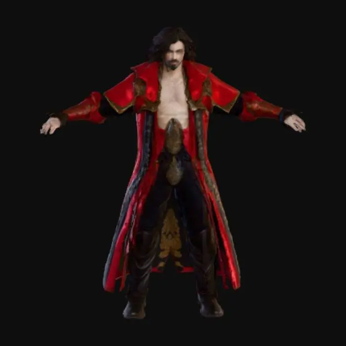 3D model for Vladtaåe von Count Dracula The First Villain human of the God