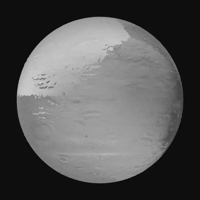 3D model for gas giant planet in transparent background