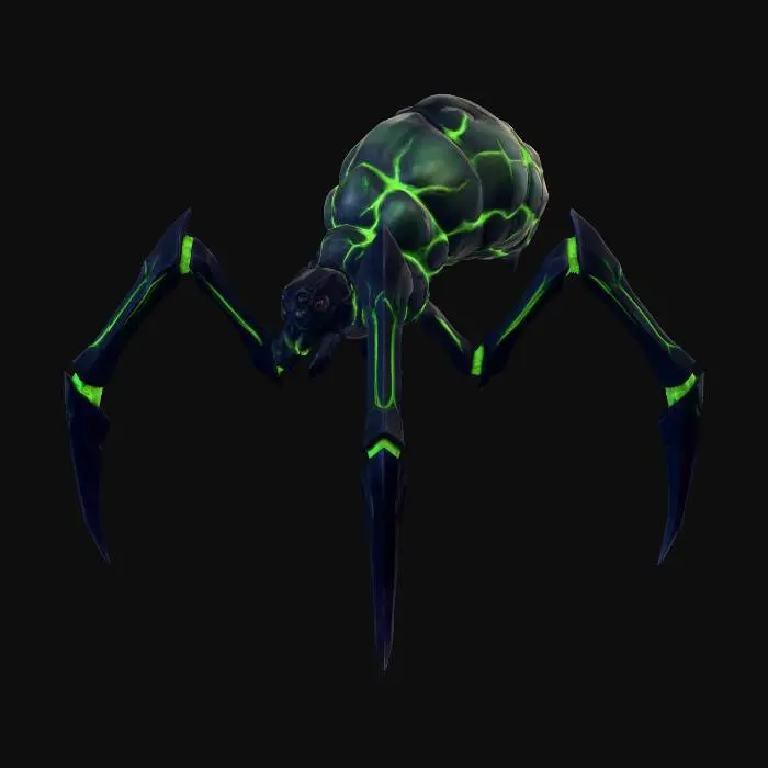 3D model for Emerald Vein Spider