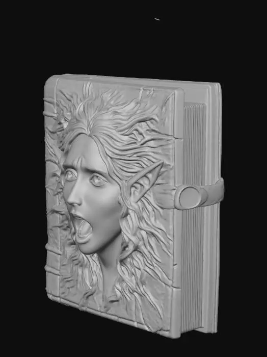 3D model for Terrifying elven tome
