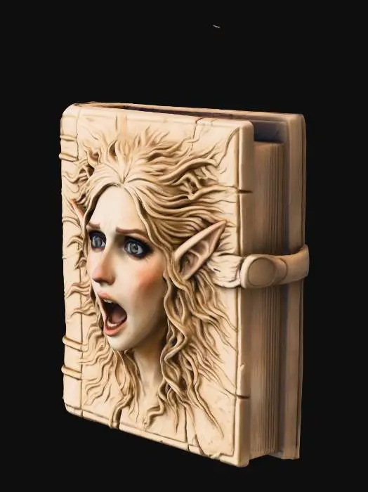3D model for Terrifying elven tome