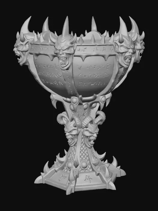 3D model for Infernal Chalice of Runed Fire