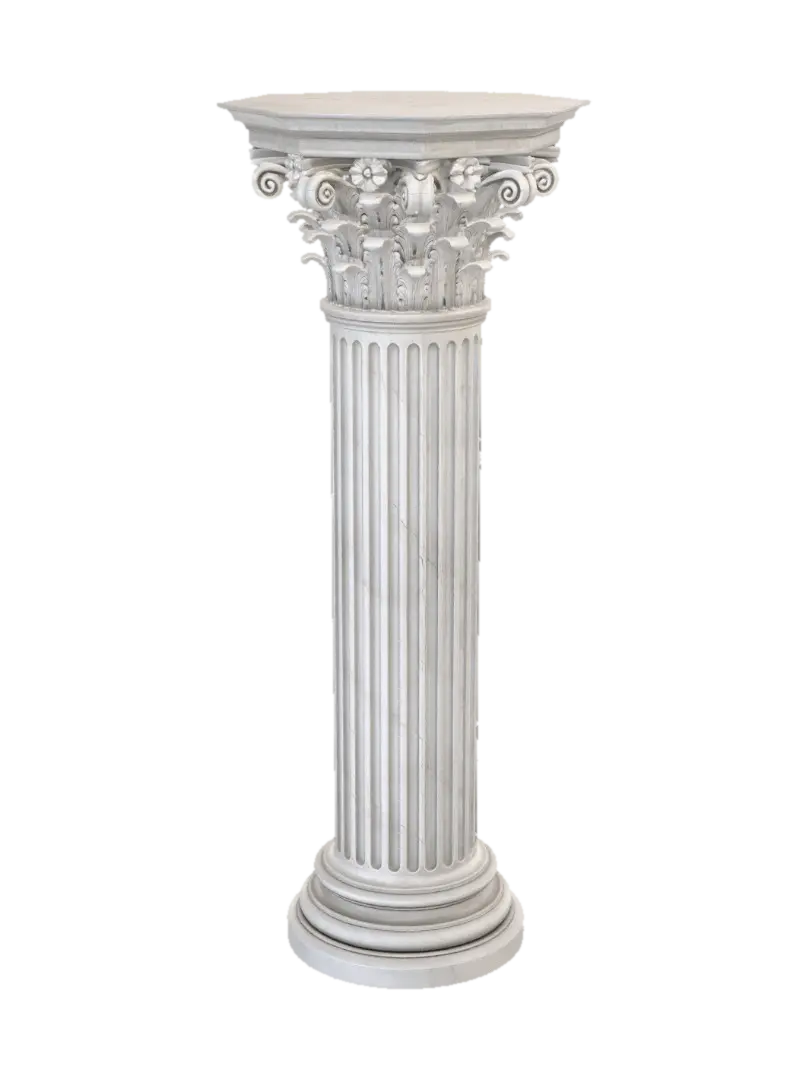 Marble Corinthian Column - Classical 的 AI 生成 3D 模型