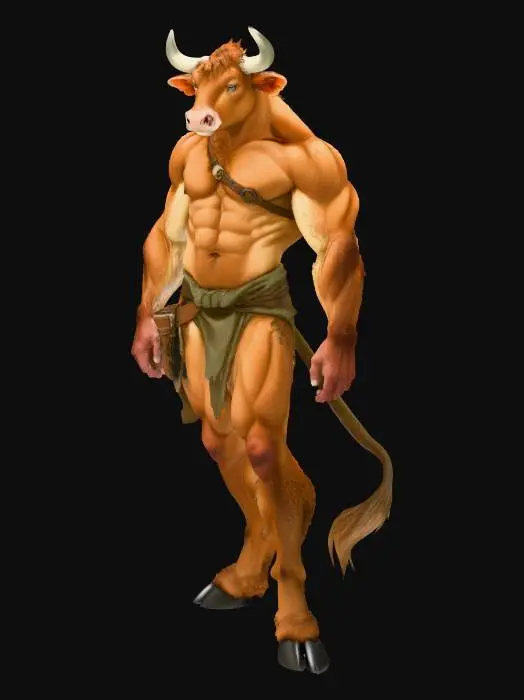 3D model for Minotaur Warrior