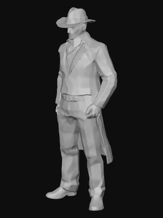 3D model for make  a Simple mafia looking character for a game