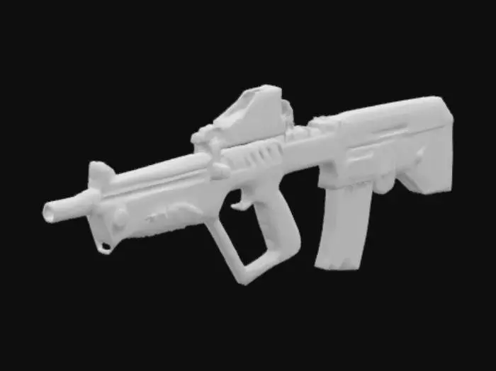 3D model for Futuristic Bullpup Rifle