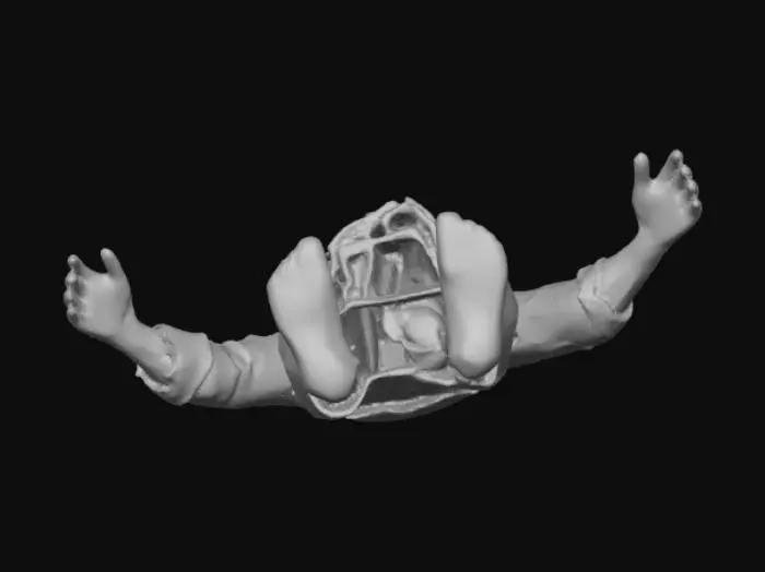 3D model for Faceless Wanderer