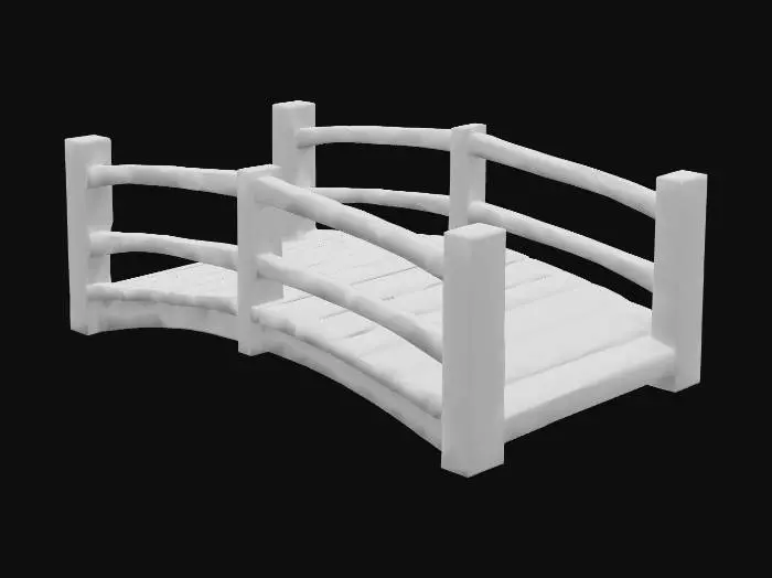 3D model for Wooden Arch Miniature