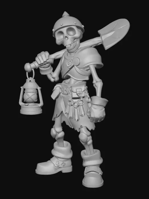 3D model for Bone Digger