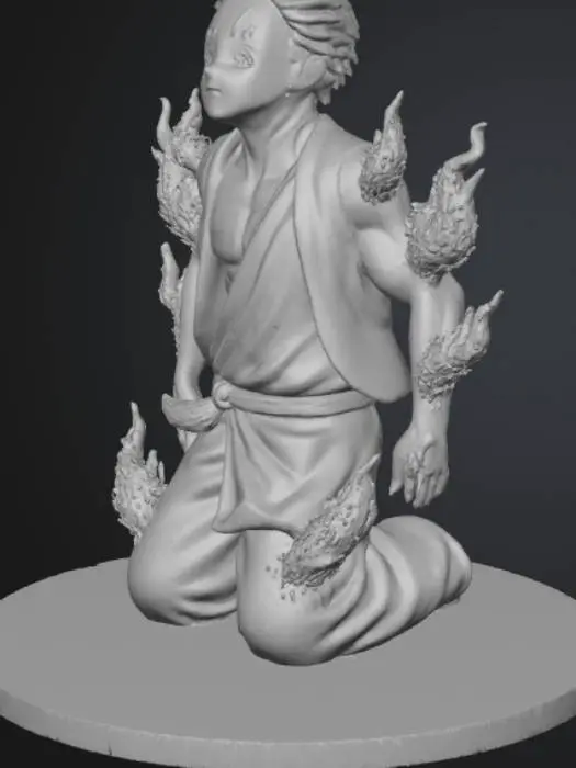 3D model for Meditative Flames