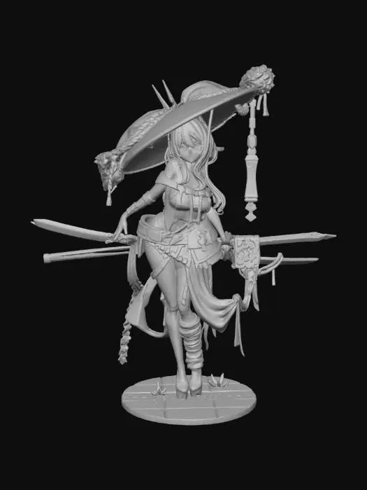 3D model for Samurai Elegance