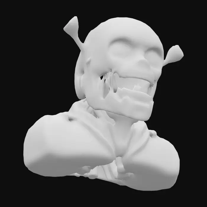 3D model for Metallic Menace Shrek