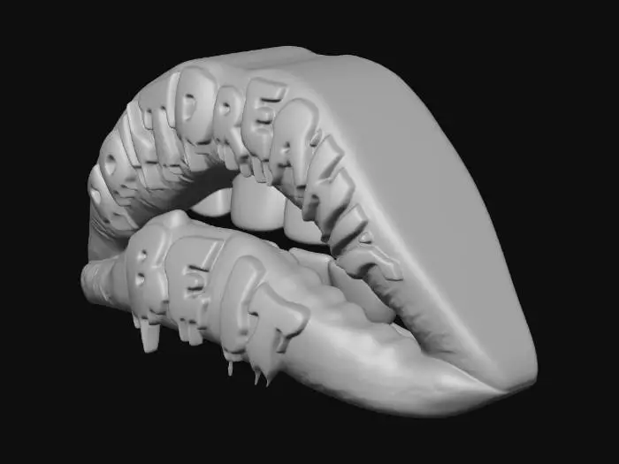 3D model for lips