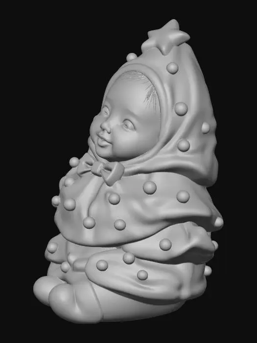 3D model for Festive Baby Tree
