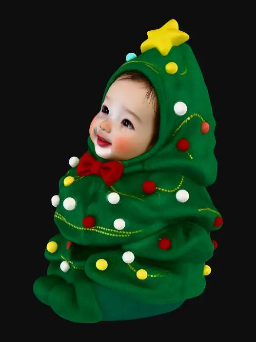 3D model for Festive Baby Tree