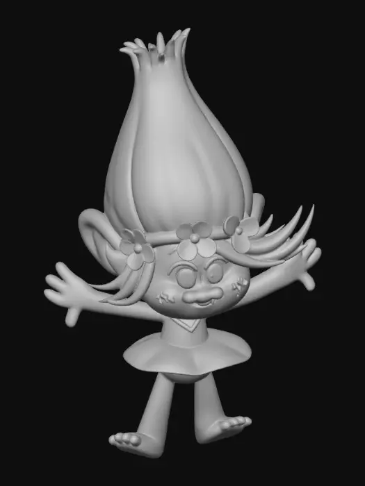 3D model for Poppy's Flower Crown Dance
