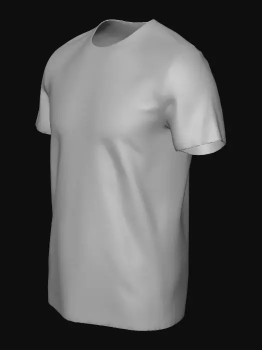 3D model for White T-Shirt