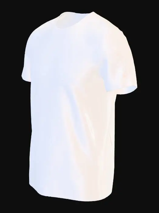 3D model for White T-Shirt