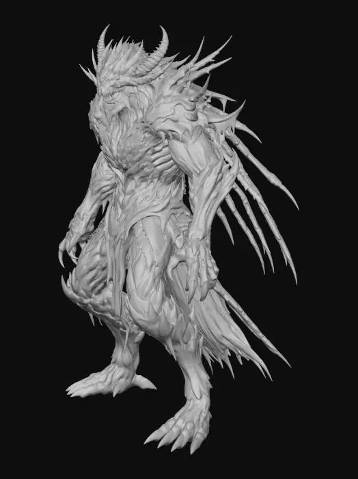 3D model for Hunter Demon